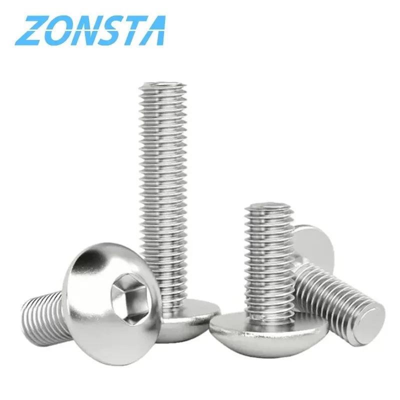 304 Stainless Steel Hex Socket Button Head Screws