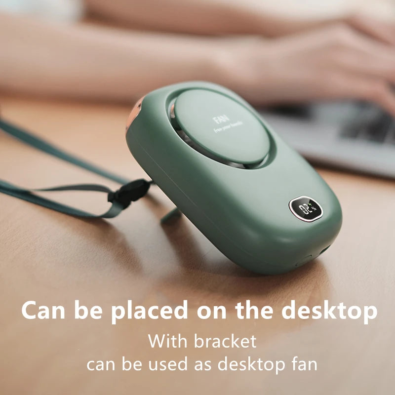 Wearable Personal 3 Speed USB Portable Fan