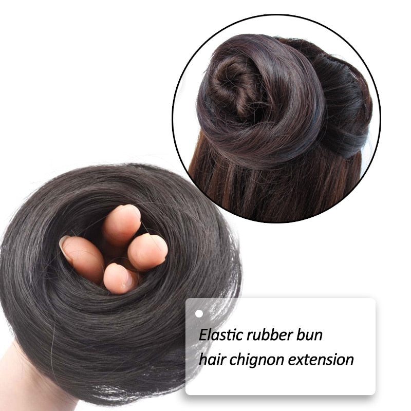 Jeedou Messy Bun Chignon Donut Hair Pad