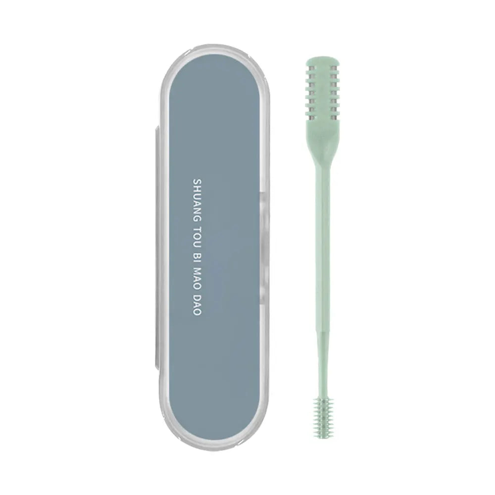 Portable Manual Nasal Nose Hair Trimmer Clipper With Storage Box