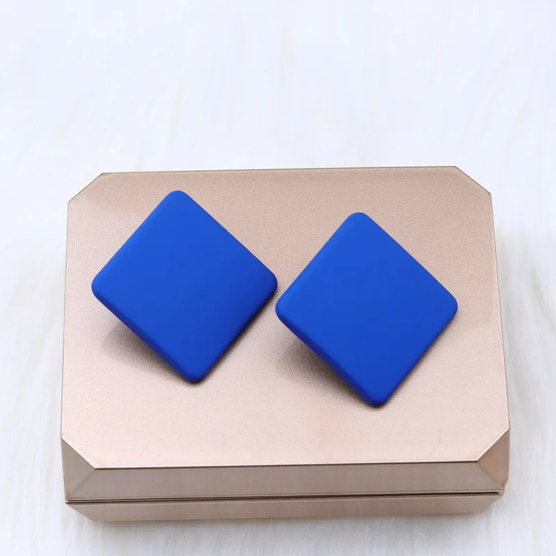 Acrylic Square Stud Earrings