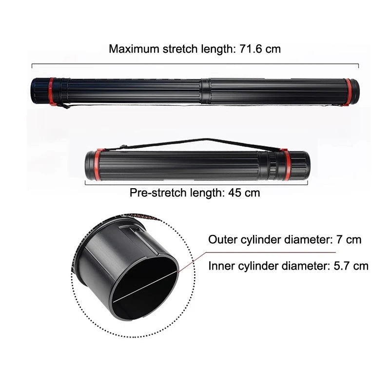 Adjustable Telescopic Art Storage Tube