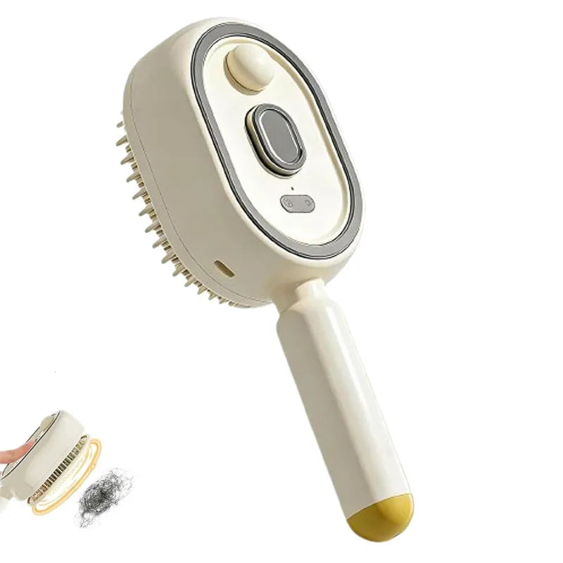 Electric Self-Cleaning Mist Hair Brush