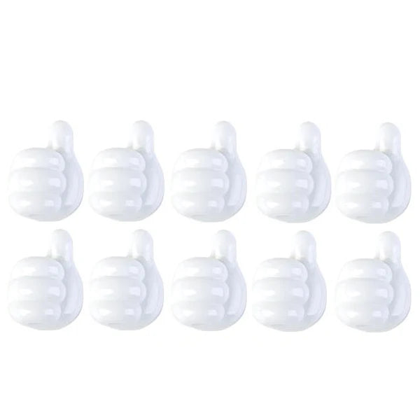 Thumb Silicone Cable Organizer Clips Set