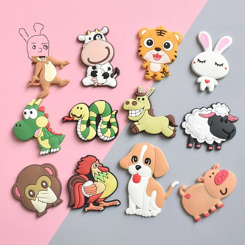1 Set PVC Cute Fridge Magnet