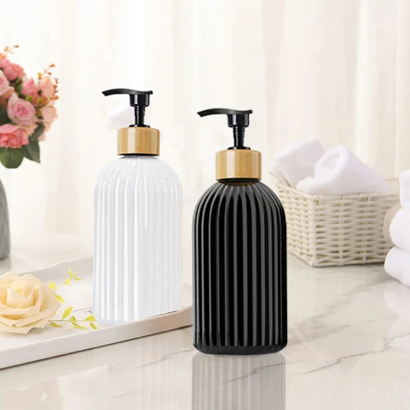 500ml Strip Soap Dispenser With Bamboo Pump