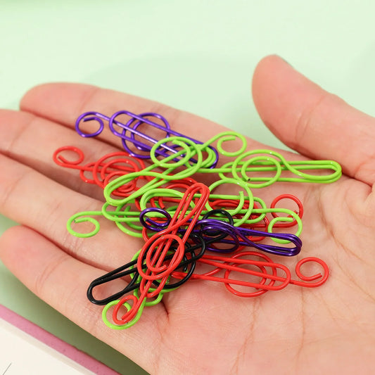 Music Note Paper Clips