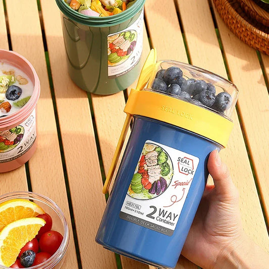 Bento Salad & Breakfast Cup Container Set