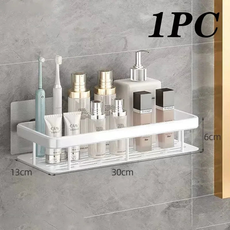 2Pcs Bathroom Shelf Kitchen Storage Organizer