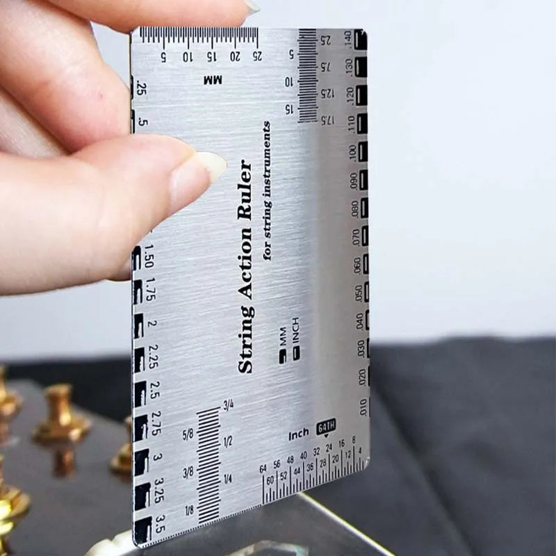 Electric Guitar String Distance Ruler