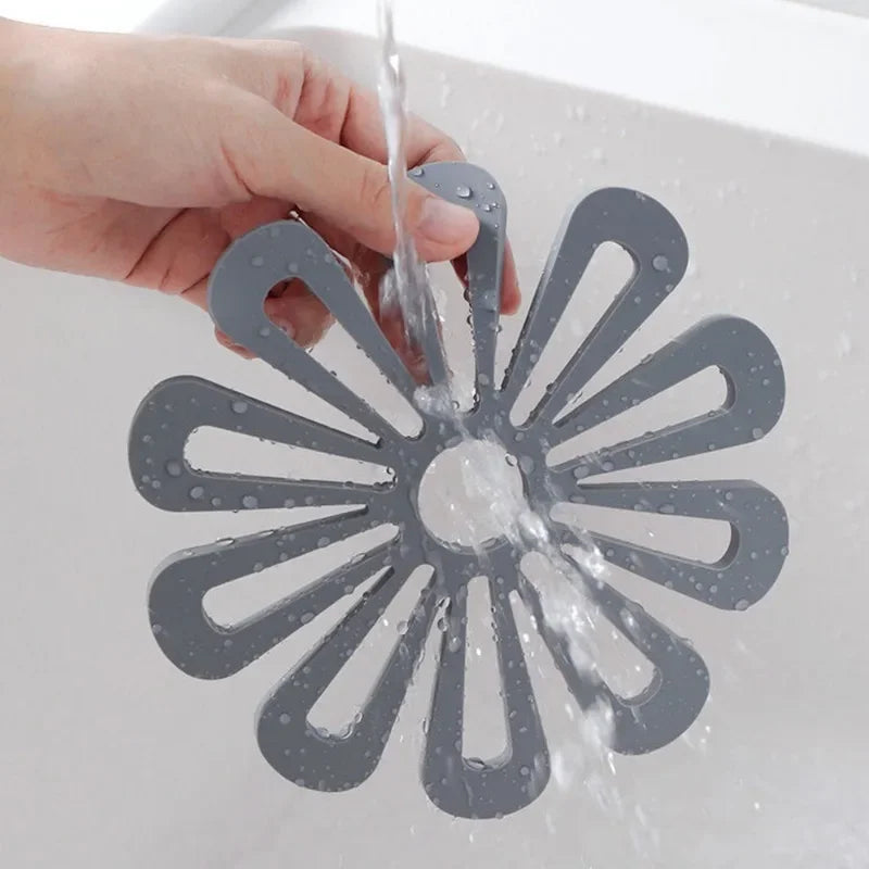 Kitchen Mat Flower Shape Pot Holders