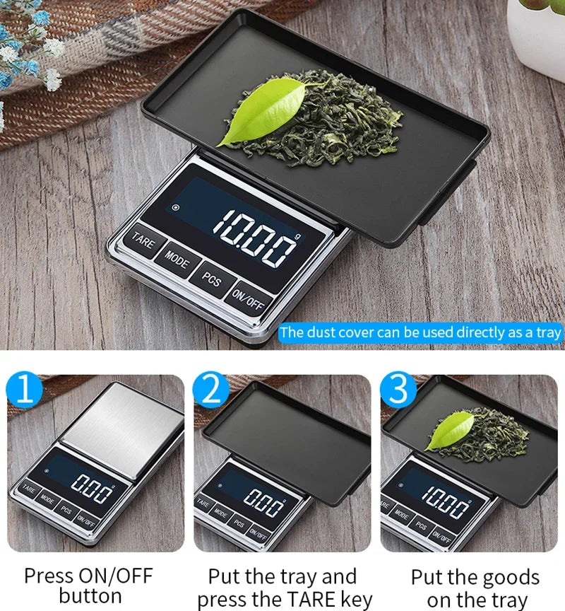Electronic Pocket Jewelry Scale with 0.01g Precision