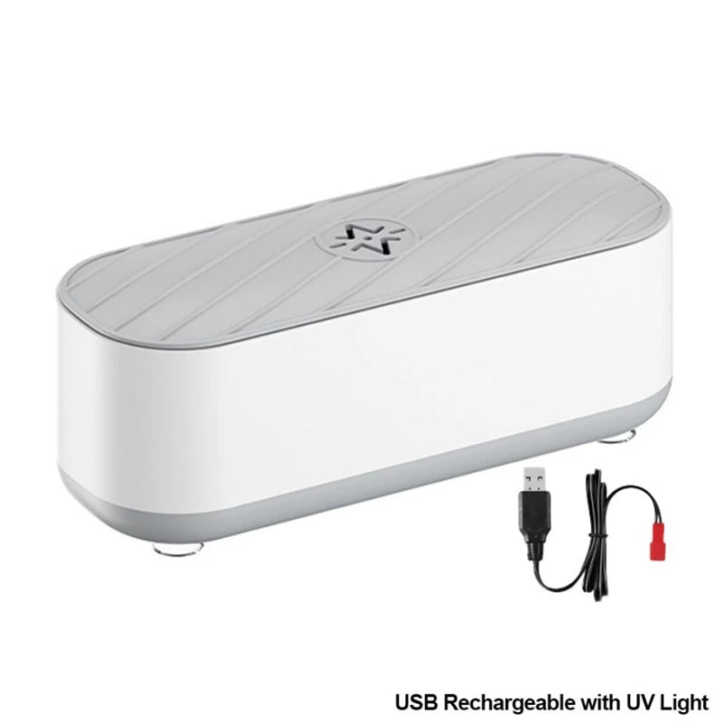 Portable 45kHz Ultrasonic Cleaner for Jewellery, Glasses & Dentures