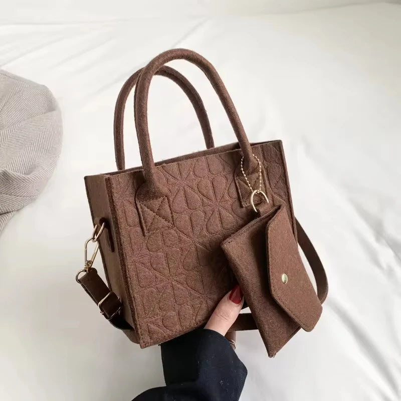Shoulder Diagonal Two-Piece Bag
