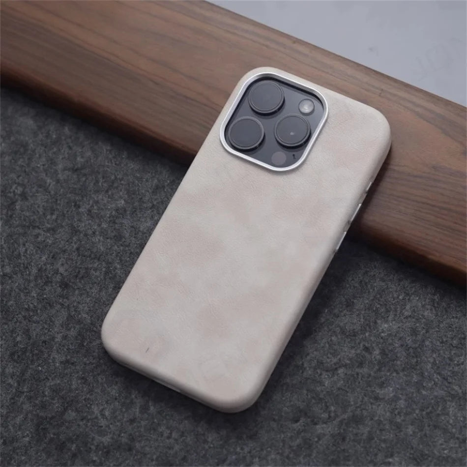 Crazy Horse Leather Case For iPhone