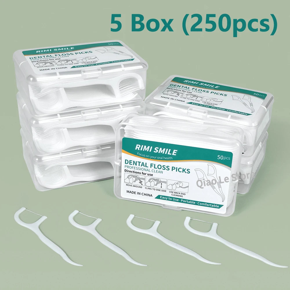 Portable Disposable Dental Floss Picks