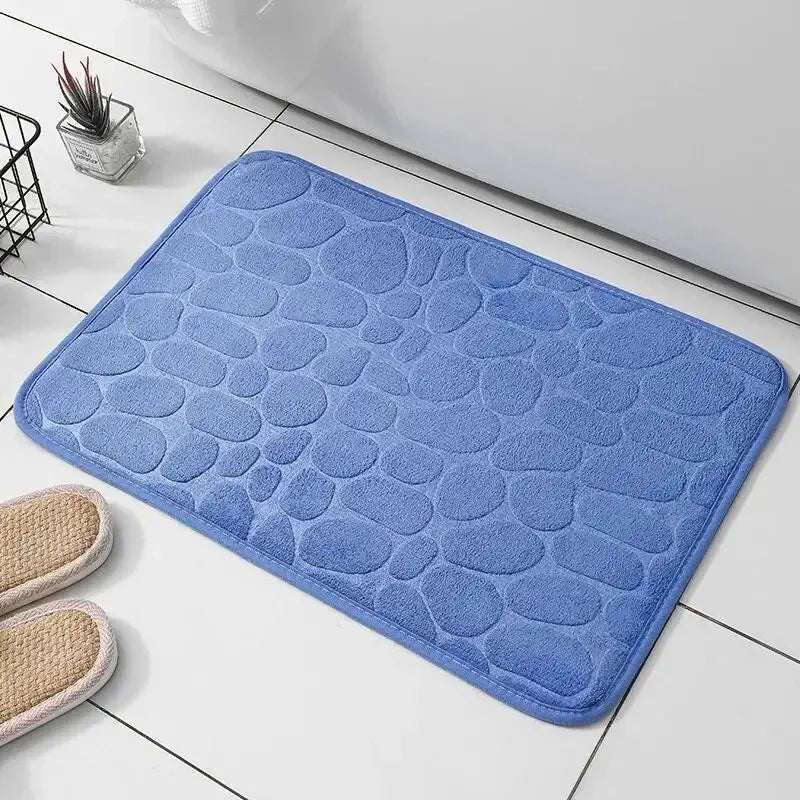 Memory Foam Pebble Bath Mat