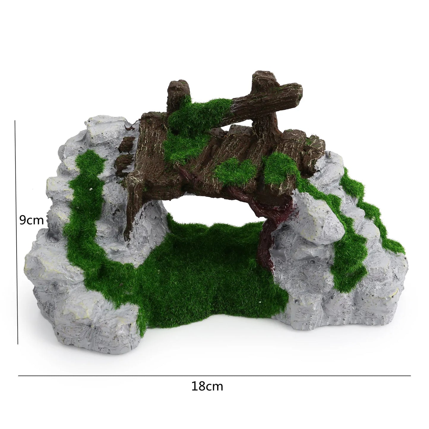 Fish Tank Artificial Bridge Resin Landscape Decoration