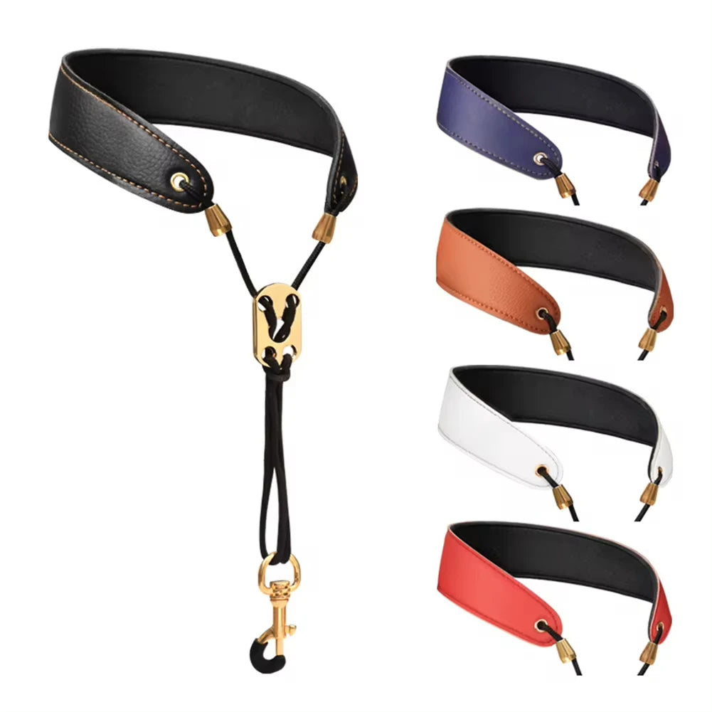 Leather Saxophone Strap Neck Protection