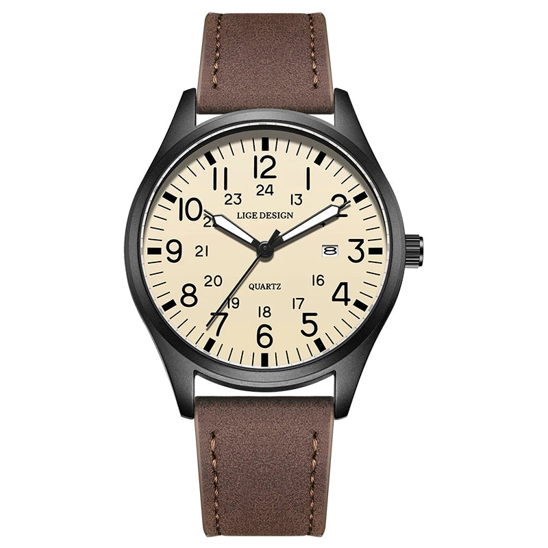 Men's Military Sports Quartz Watch with Nylon Strap