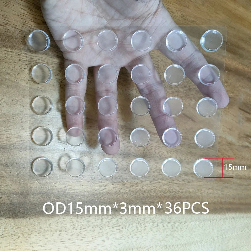 Clear Self-Adhesive Silicone Bumper Pads
