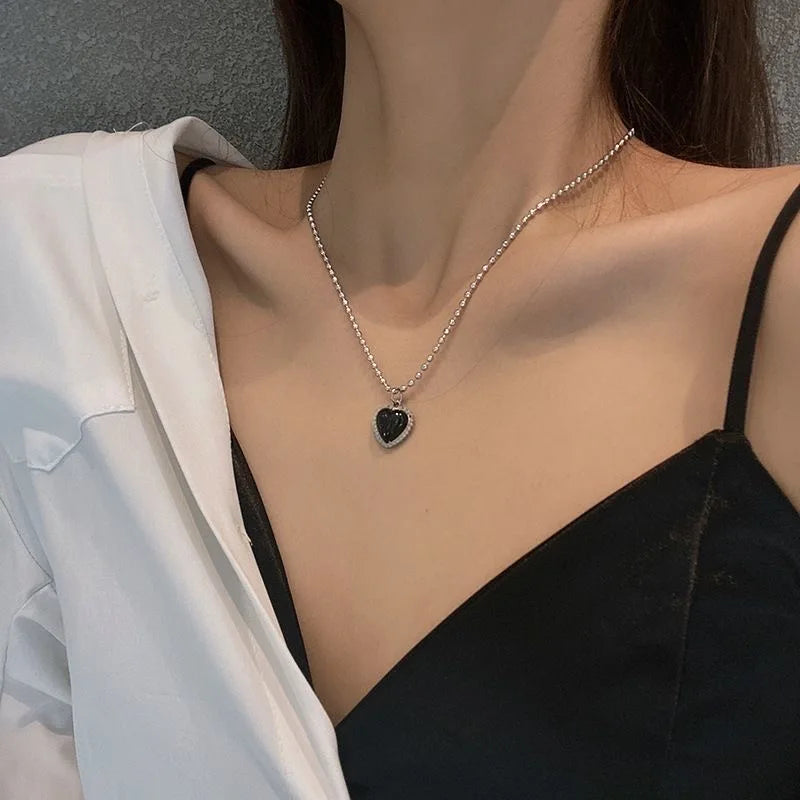 Black Square Pendant