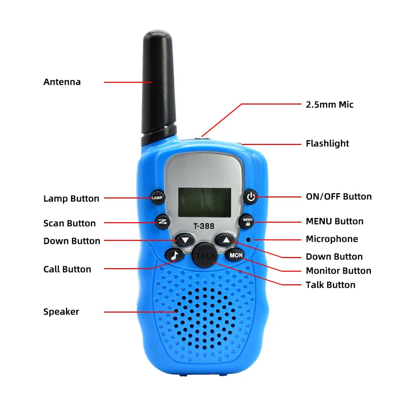 Itsok T388 Long Range Walkie Talkie