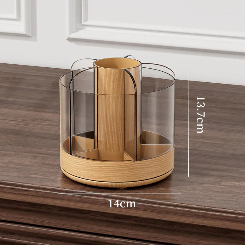 360° Rotating Makeup Brush Holder