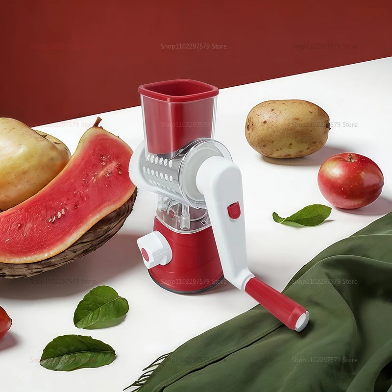 Multifunctional Vegetable Slicer and Cheese Shredder