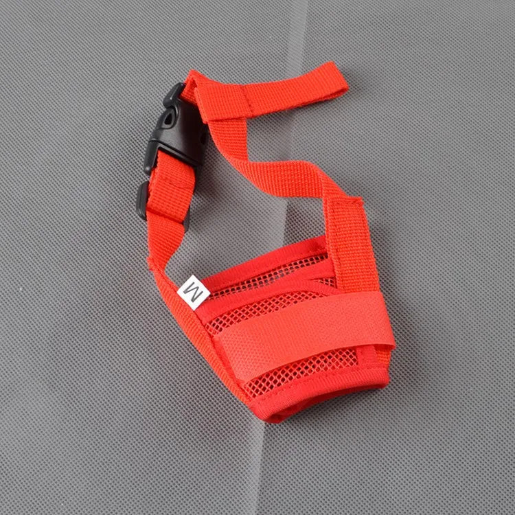 Adjustable Breathable Dog Mesh Muzzle
