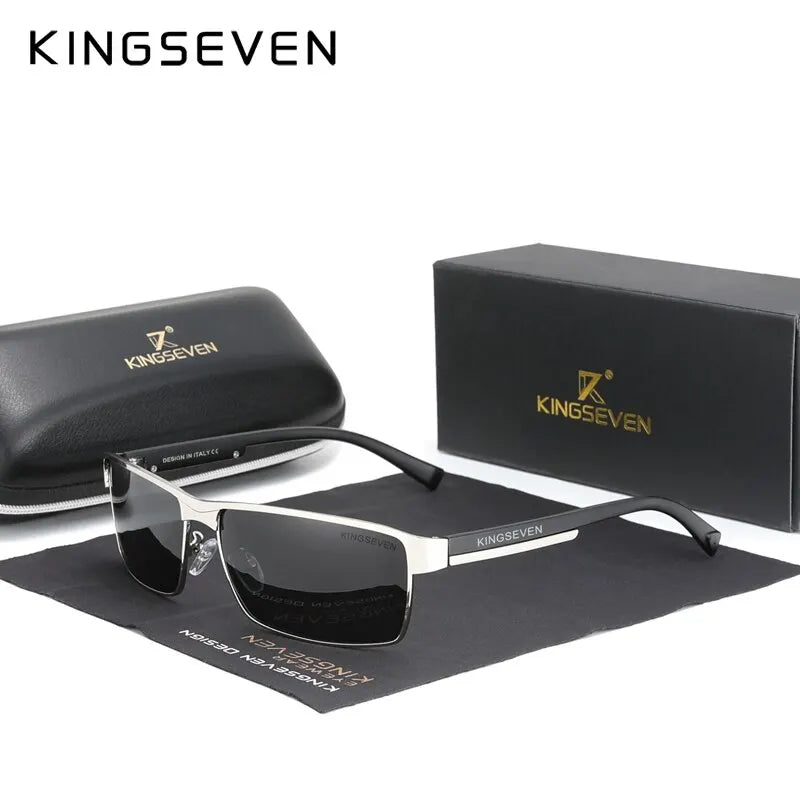 KINGSEVEN Men Polarized Photochromic Sunglasses