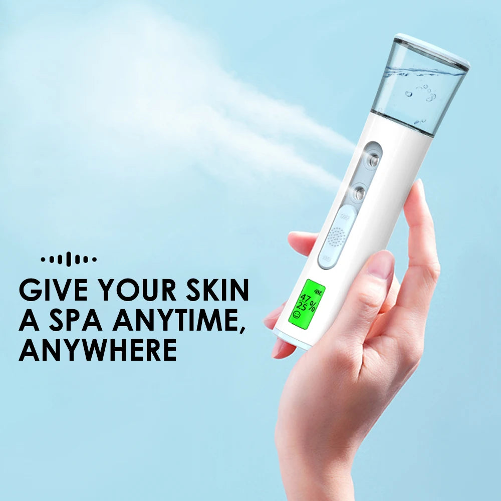 Nano Mist Sprayer 30ml LED Skin Moisture Test