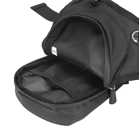 Hard Shell Motorcycle Leg & Waist Bag with Phone Storage