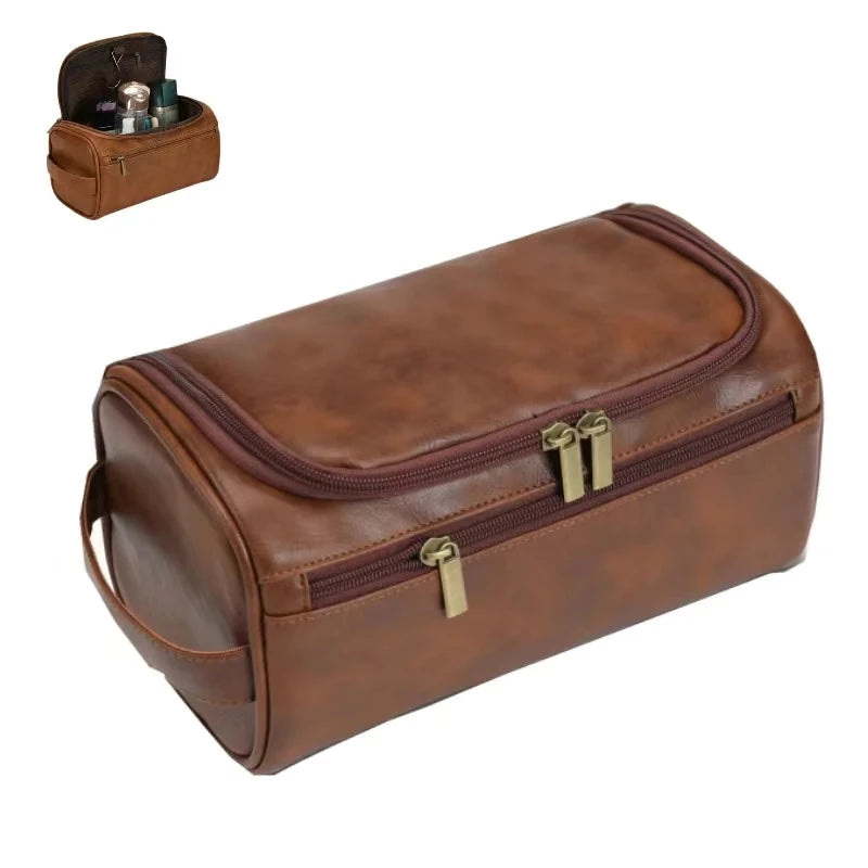Leather Toiletry Bag