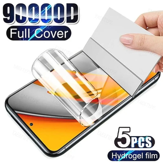 5PCS Hydrogel Film Screen Protector For Xiaomi