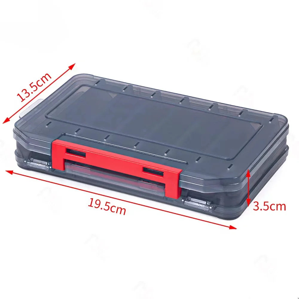 Double-Sided Waterproof Fishing Tackle Box