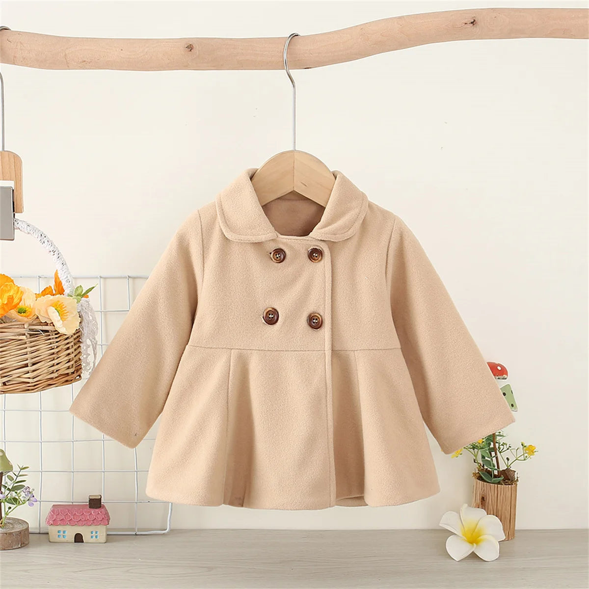 Spring And Autumn Baby Long Sleeve Coat