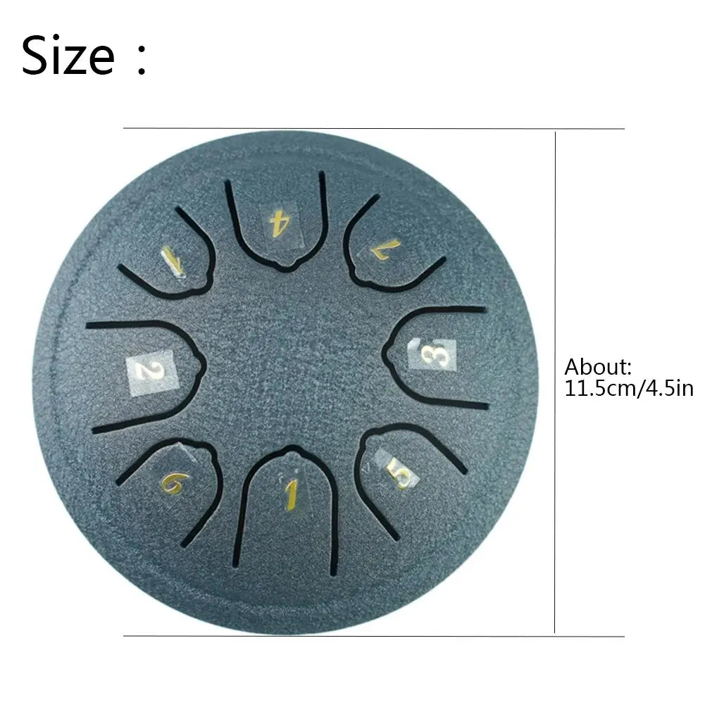 4.5 Inch 8 Tone Steel Tongue Drum