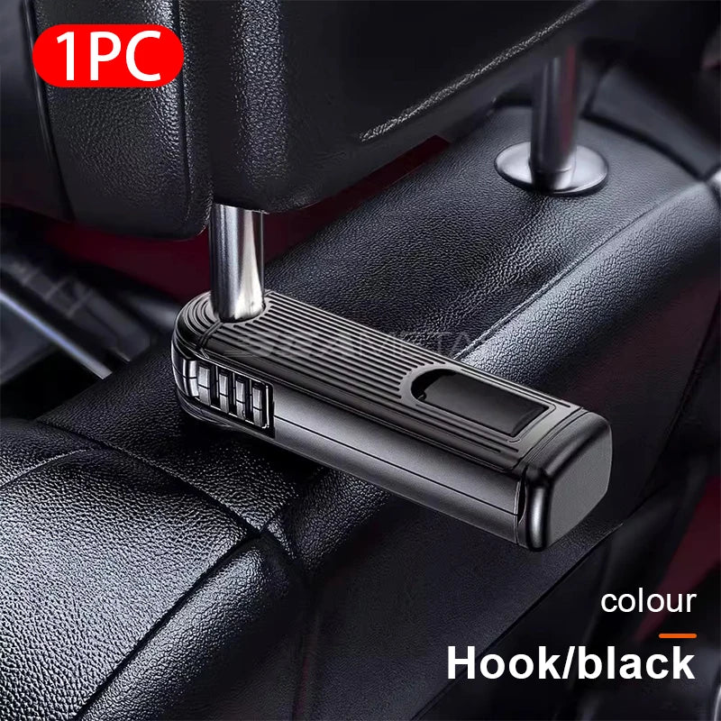 SEAMETAL 2 in 1 Car Seat Back Hook with Phone Holder