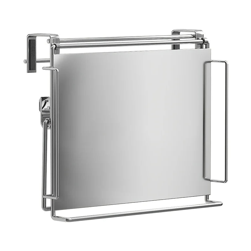 Stainless Steel Foldable Cabinet Door Storage Shelf