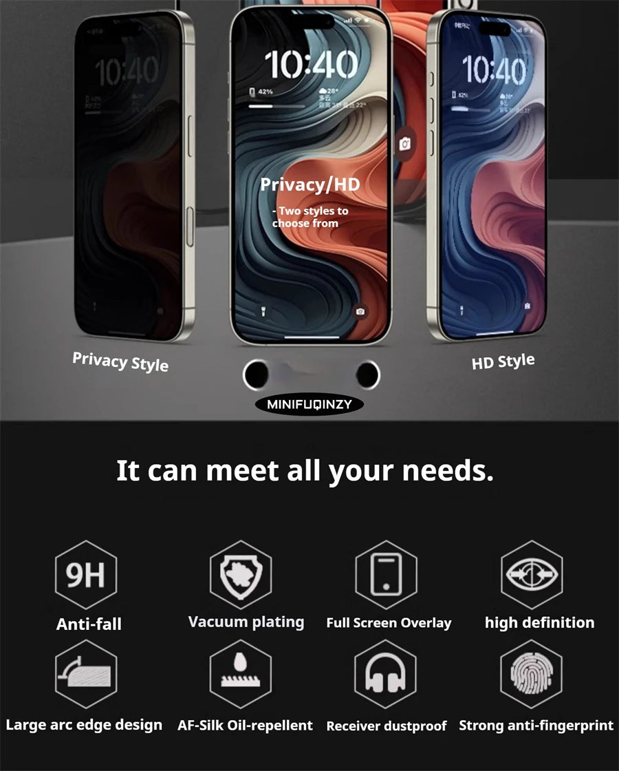 Privacy Tempered Glass Screen Protector