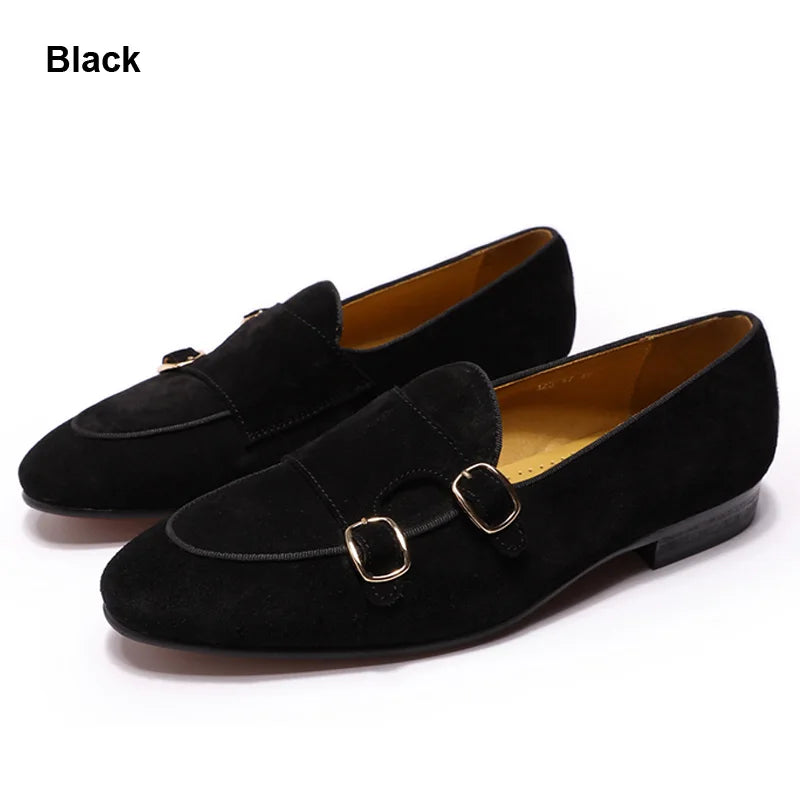 Suede Leather Mens Loafers
