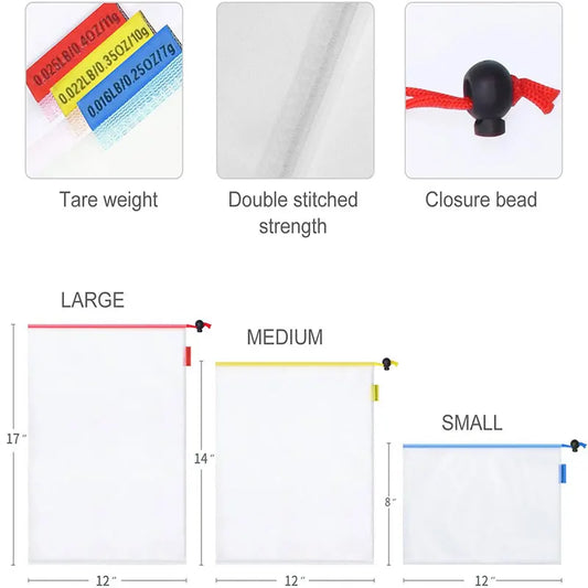 Reusable Mesh Produce Bag Set