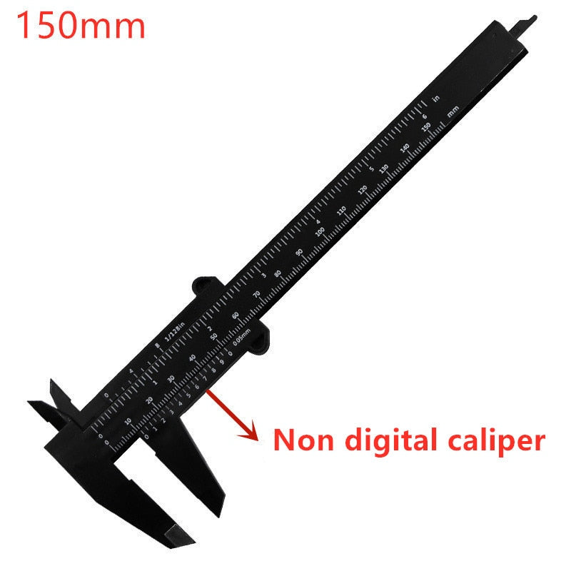 150mm 100mm Electronic Digital Caliper Carbon Fiber Digital Ruler