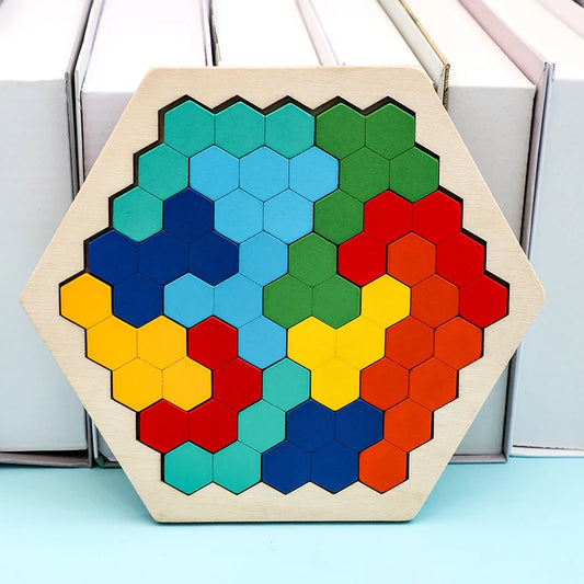 Wooden 3D Tangram Puzzle