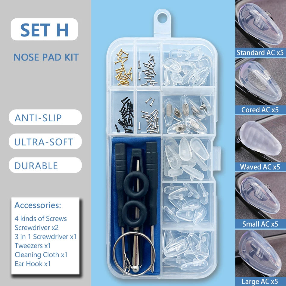 COLOUR_MAX Silicone Nose Pads For Eyeglasses