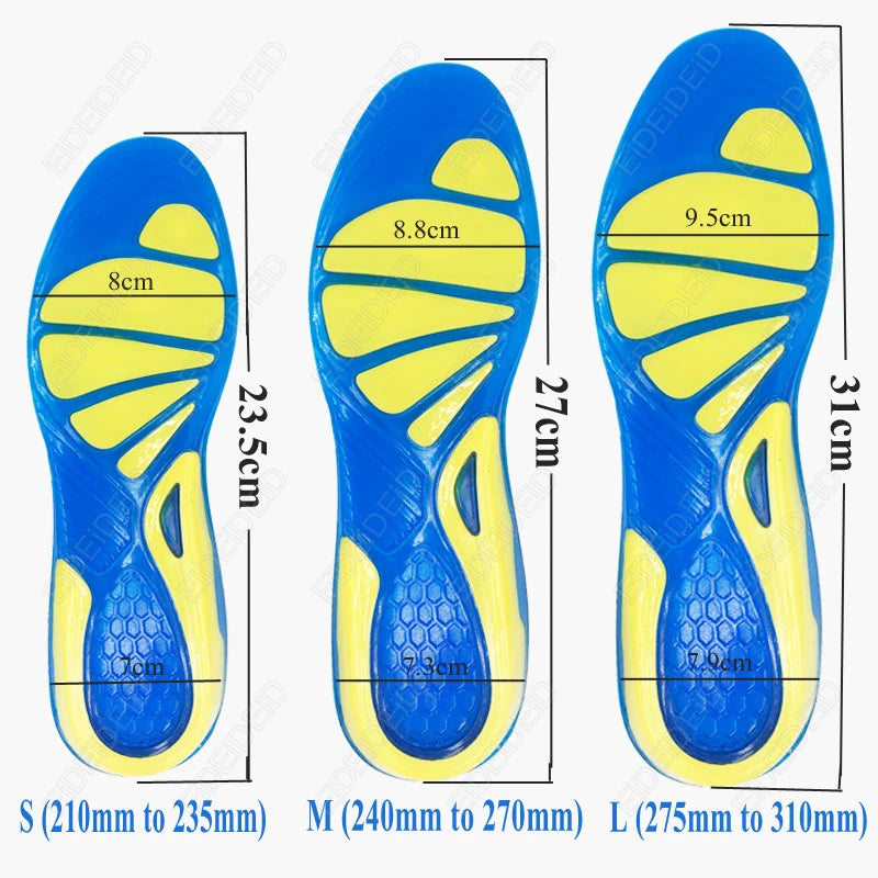 Silicone Gel Orthopedic Sport Insoles
