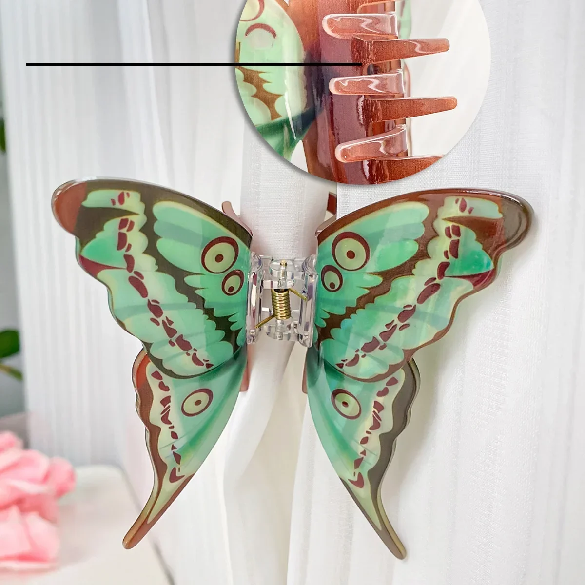 Muweordy Simulation Butterfly Hair Claw Clip