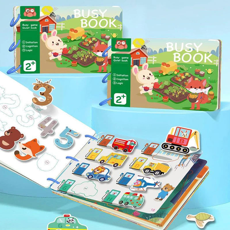 Children Busy Book Montessori For Toddler