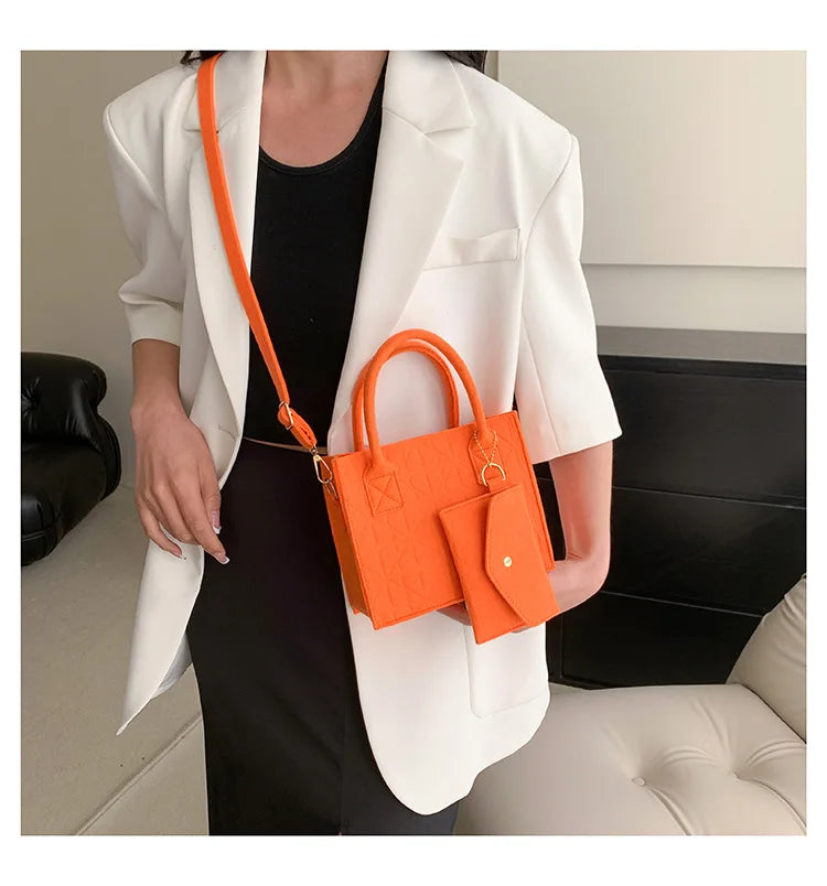 Shoulder Diagonal Two-Piece Bag